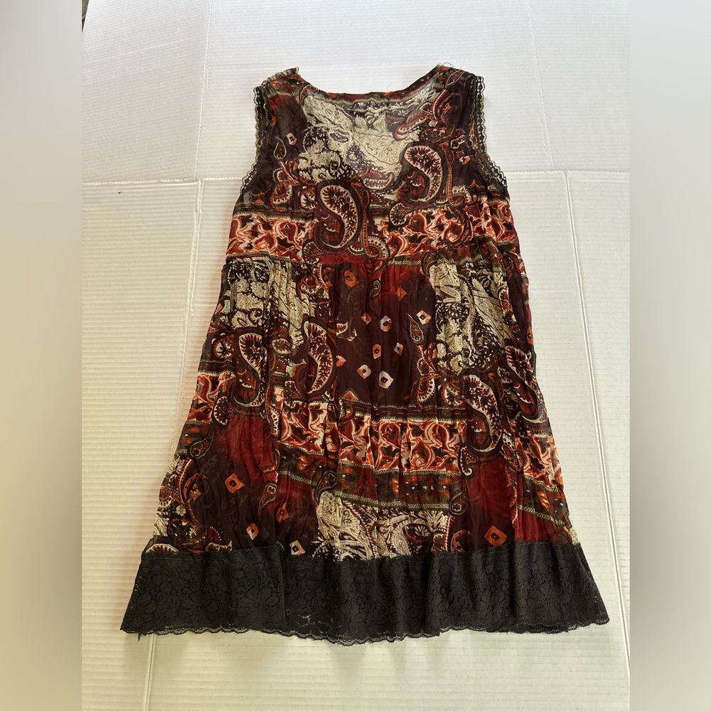 Simi Sue Sleeveless Boho Top